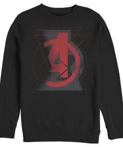 Men’s Marvel Black Widow Avenger Logo Sweatshirt