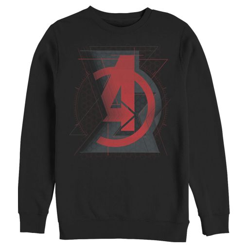 Men’s Marvel Black Widow Avenger Logo Sweatshirt