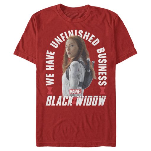 Men’s Marvel Black Widow Business T-Shirt