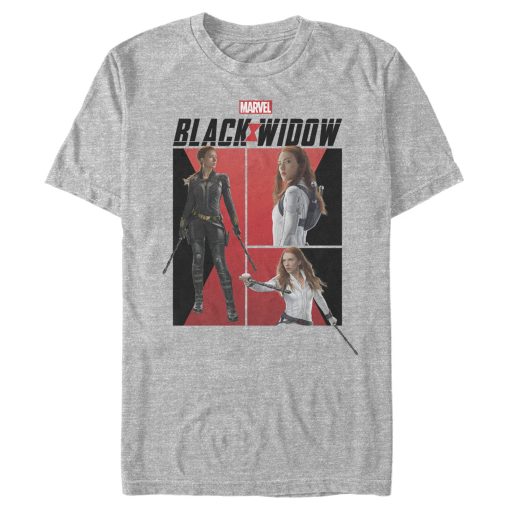 Men’s Marvel Black Widow Character Shots T-Shirt