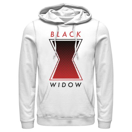 Men’s Marvel Black Widow Gradient Logo Pull Over Hoodie