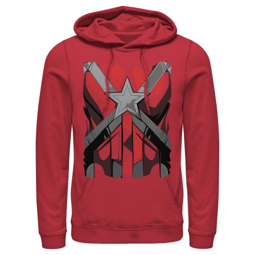 Men’s Marvel Black Widow Guardian Costume Pull Over Hoodie