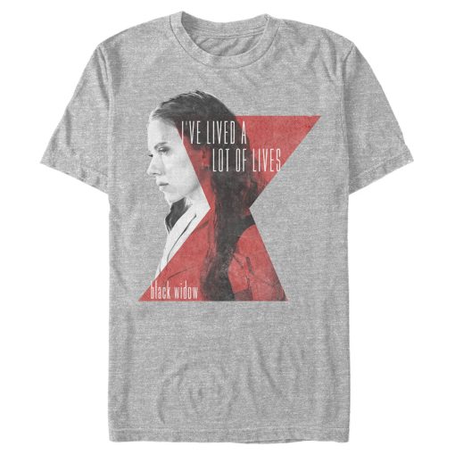 Men’s Marvel Black Widow Multiple Lives T-Shirt