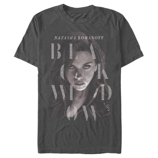 Men’s Marvel Black Widow Romanoff Portrait T-Shirt