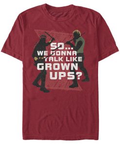 Men’s Marvel Black Widow Talk Like Grownups T-Shirt
