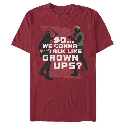 Men’s Marvel Black Widow Talk Like Grownups T-Shirt