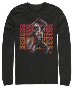 Men’s Marvel Black Widow Taskmaster Battle Long Sleeve Shirt