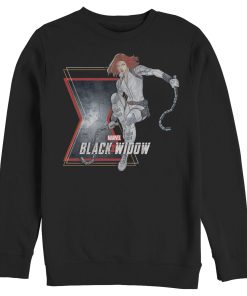Men’s Marvel Black Widow Vintage Pose Sweatshirt