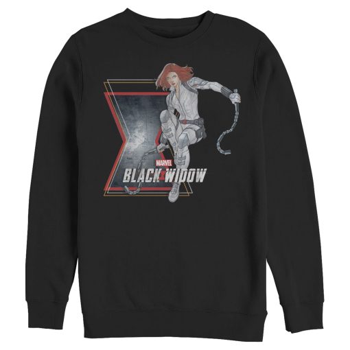 Men’s Marvel Black Widow Vintage Pose Sweatshirt