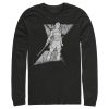Men’s Marvel Black Widow Yelena Grunge Long Sleeve Shirt
