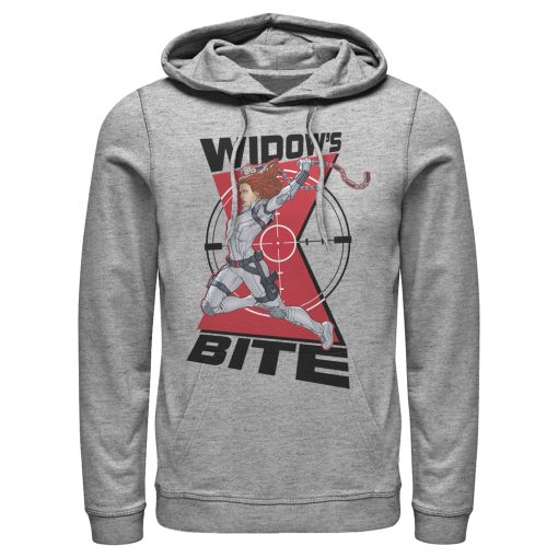 Men’s Marvel Black Widow in the Crosshairs Pull Over Hoodie