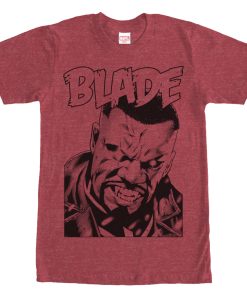Men’s Marvel Blade Vampire Hunter Portrait T-Shirt