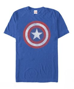 Men’s Marvel Captain America Classic Shield T-Shirt