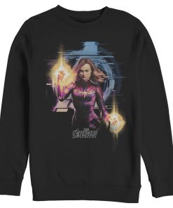 Men’s Marvel Captain Marvel Fists Energy Blasts Sweatshirt