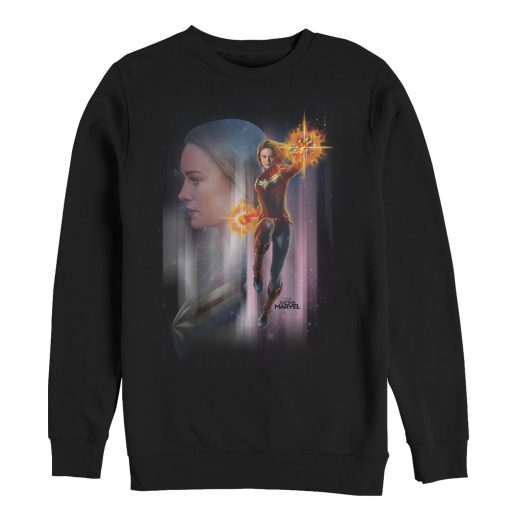 Men’s Marvel Captain Marvel Galactic Profile Sweatshirt