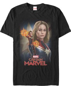 Men’s Marvel Captain Marvel Hero Portrait T-Shirt
