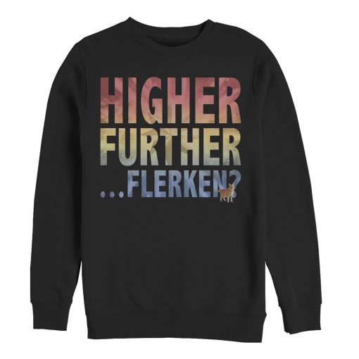 Men’s Marvel Captain Marvel Higher Further Flerken Sweatshirt