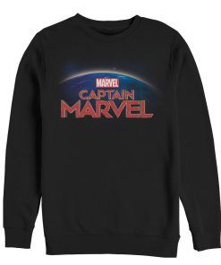 Men’s Marvel Captain Marvel Horizon Logo Sweatshirt