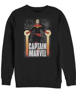 Men’s Marvel Captain Marvel In Flight Sweatshirt