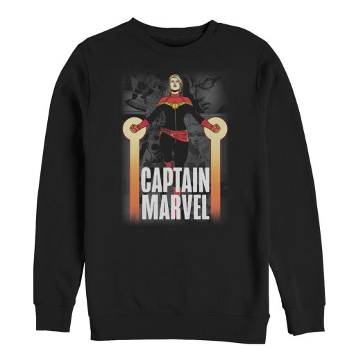 Men’s Marvel Captain Marvel In Flight Sweatshirt