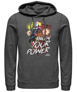 Men’s Marvel Captain Marvel Know Your Power Pull Over Hoodie