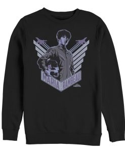 Men’s Marvel Captain Marvel Maria Portrait Sweatshirt