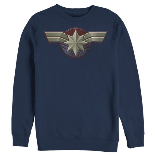 Men’s Marvel Captain Marvel Simple Star Symbol Sweatshirt