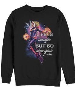 Men’s Marvel Captain Marvel Tough Inspiration Sweatshirt