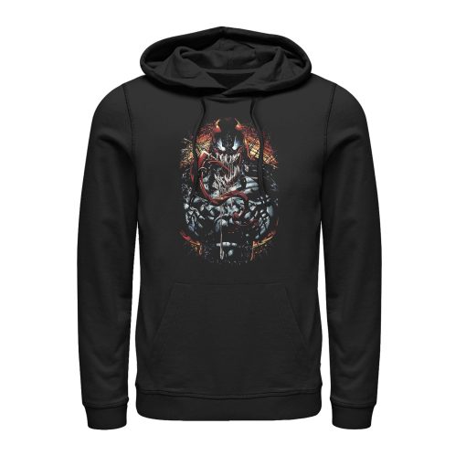 Men’s Marvel Carnage Fear Pull Over Hoodie