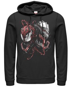 Men’s Marvel Carnage and Venom Pull Over Hoodie