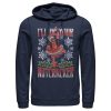 Men’s Marvel Christmas Deadpool Nutcracker Pull Over Hoodie