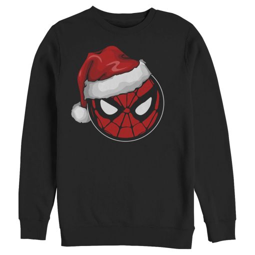 Men’s Marvel Christmas Spider-Man Santa Hat Sweatshirt