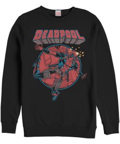 Men’s Marvel Deadpool Concussion Sweatshirt