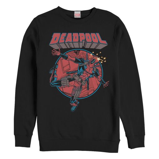 Men’s Marvel Deadpool Concussion Sweatshirt