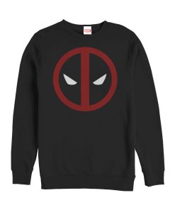 Men’s Marvel Deadpool Mask Classic Sweatshirt