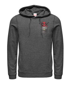 Men’s Marvel Deadpool Pocket Pull Over Hoodie