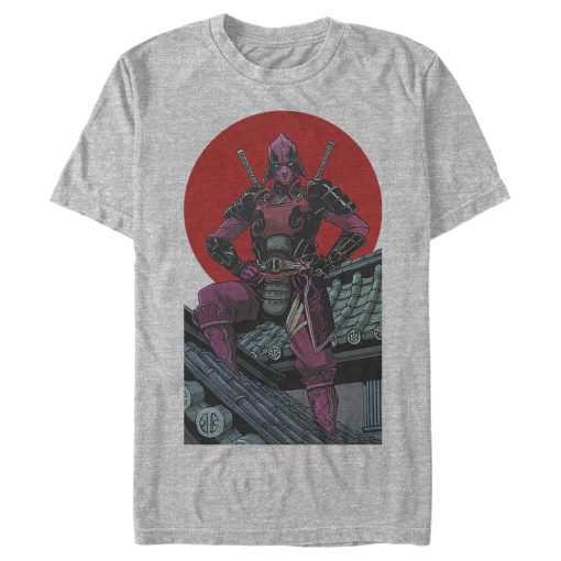 Men’s Marvel Deadpool Samurai Warrior T-Shirt