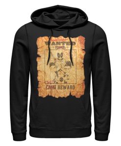 Men’s Marvel Deadpool Wanted Poster Pull Over Hoodie
