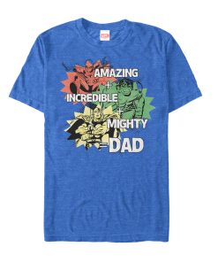 Men’s Marvel Father’s Day Avengers Dad Qualities T-Shirt