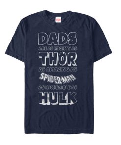 Men’s Marvel Father’s Day Avengers Dad Traits T-Shirt