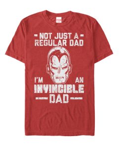 Men’s Marvel Father’s Day Iron Man Not Regular Dad T-Shirt