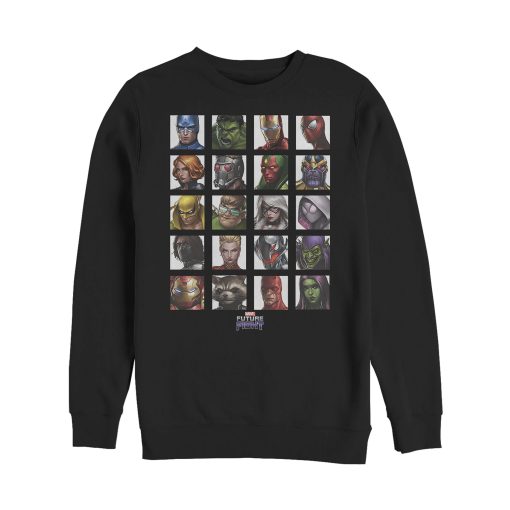 Men’s Marvel Future Fight Character Panel Sweatshirt