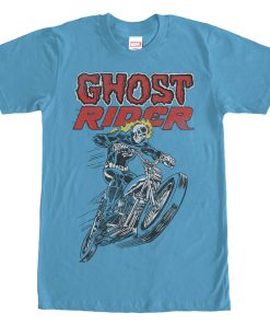 Men’s Marvel Ghost Rider Flames T-Shirt