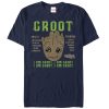 Men’s Marvel Guardians of the Galaxy Vol. 2 Groot Skills T-Shirt