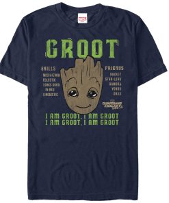 Men’s Marvel Guardians of the Galaxy Vol. 2 Groot Skills T-Shirt