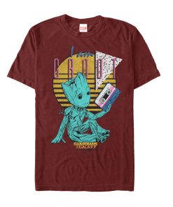 Men’s Marvel Guardians of the Galaxy Vol. 2 Groot Tape T-Shirt