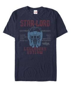 Men’s Marvel Guardians of the Galaxy Vol. 2 Star-Lord List T-Shirt