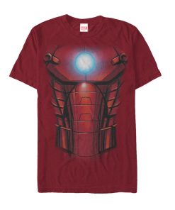 Men’s Marvel Halloween Iron Man Arc Reactor Costume T-Shirt