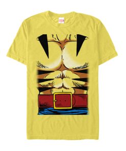 Men’s Marvel Halloween X-Men Wolverine Costume T-Shirt