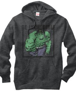 Men’s Marvel Hulk Be Incredible Pull Over Hoodie